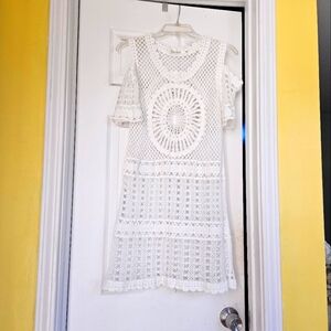 Solitaire Crochet Cover Up NWOT
